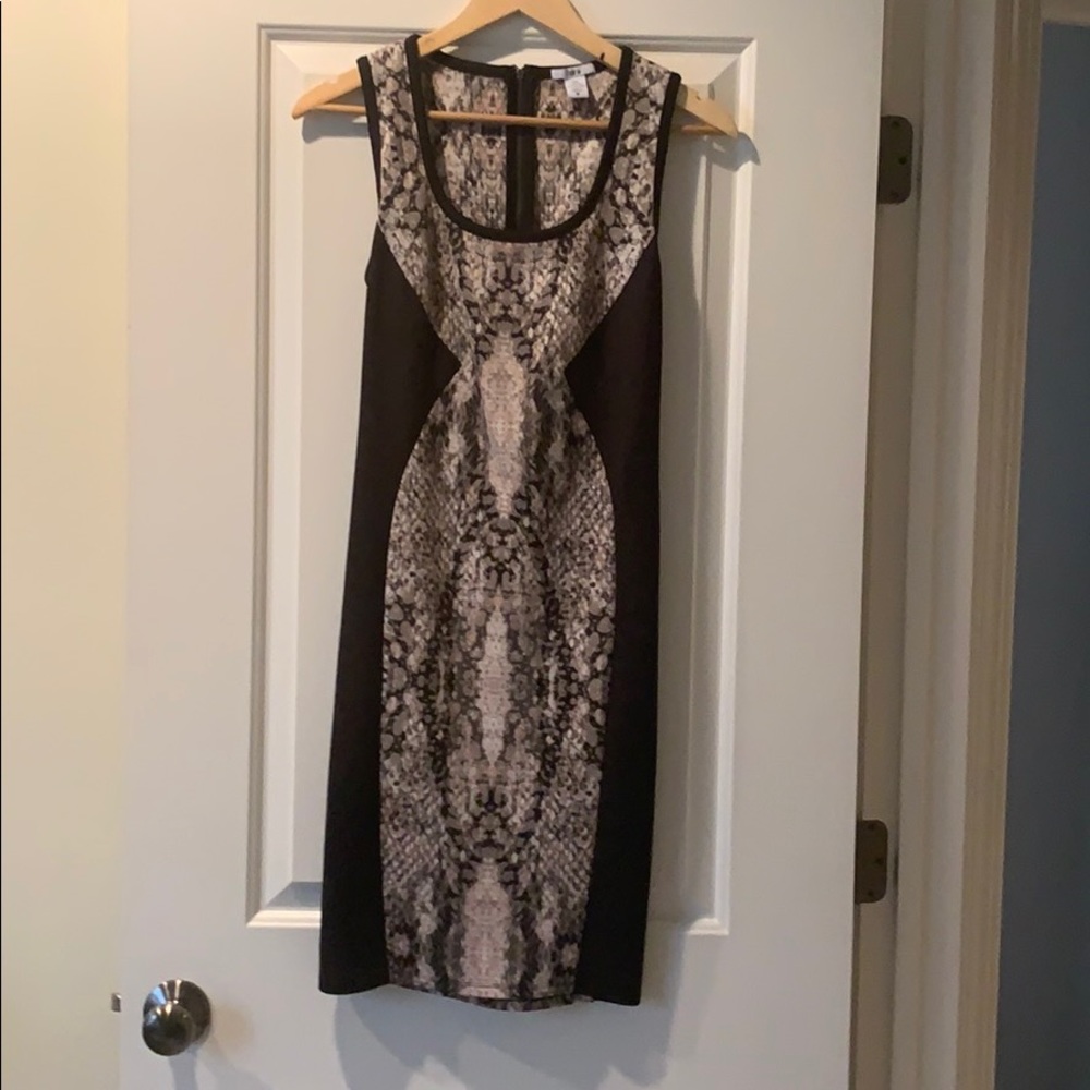 Snake print dress